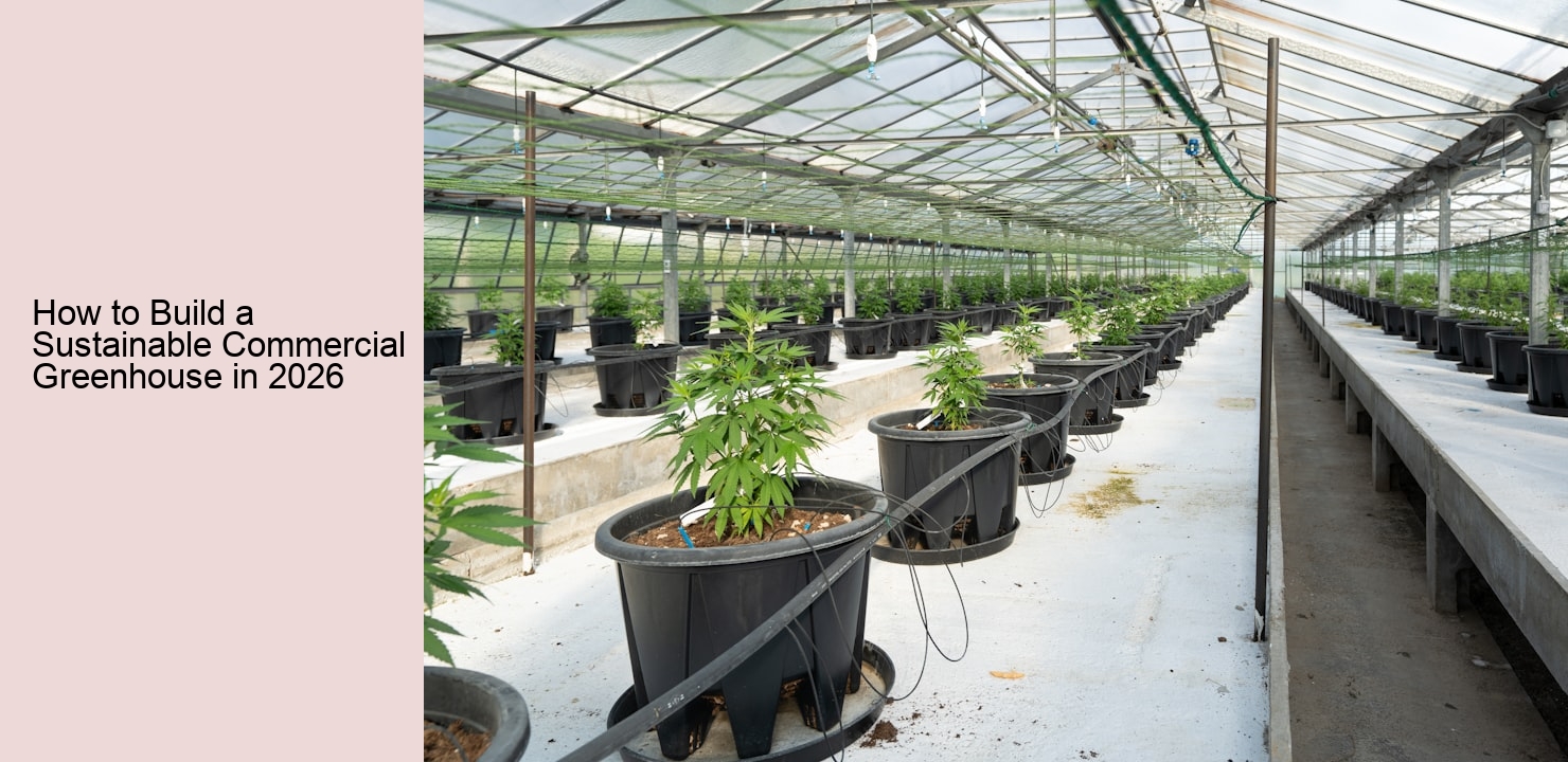 How to Build a Sustainable Commercial Greenhouse in 2026