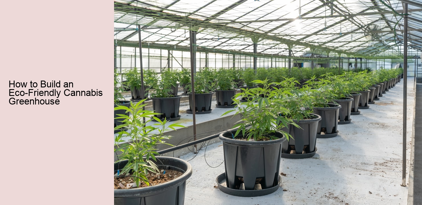 How to Build an Eco-Friendly Cannabis Greenhouse